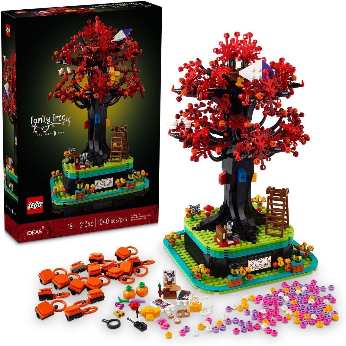 ◆ぐりたん◆ Amazon.com: LEGO Ideas 21346 - Family Tree : Toys & Games